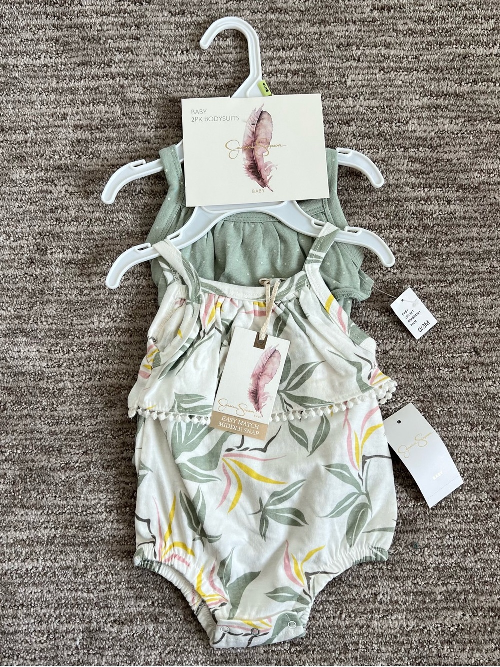 NWT Jessica Simpson Baby Summer Bodysuits